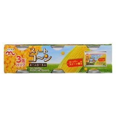 くらしモア スイートコーンホールカーネル 100g×3缶パック