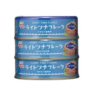 くらしモア ライトツナフレークまぐろ 70g×3個