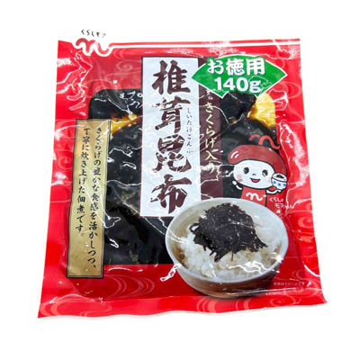 くらしモア　きくらげ入り椎茸昆布　140ｇ