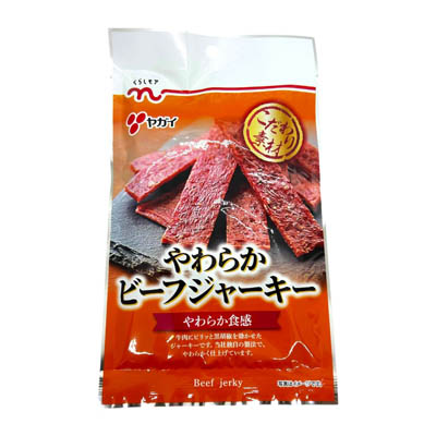 ヤガイ　くらしモアやわらかビーフジャーキー　２５ｇ