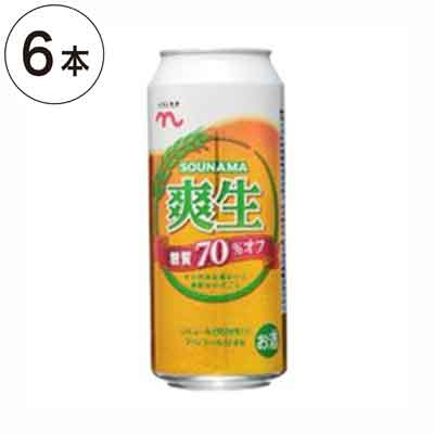 くらしモア 爽生 糖質70%オフ 500ml×6缶