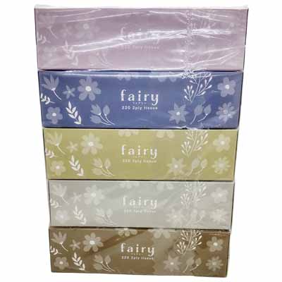 くらしモア ボックスティシュー Fairy 5個