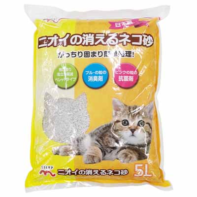 くらしモア ニオイの消えるネコ砂 5L