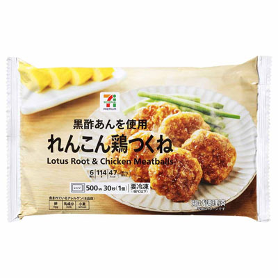 セブンプレミアム　れんこん鶏つくね　6個