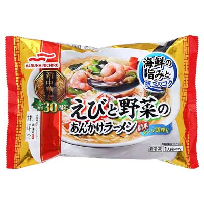 マルハニチロ　えびと野菜のあんかけラーメン　1人前