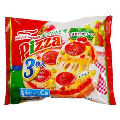 マルハニチロ　ミックスピザ　3枚入