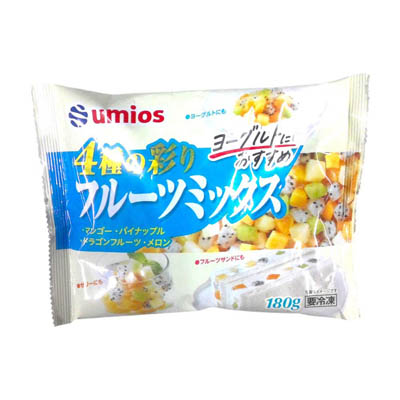 Umios　4種の彩りフルーツミックス　180ｇ