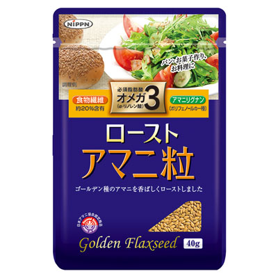 ニップンローストアマニ粒４０ｇ