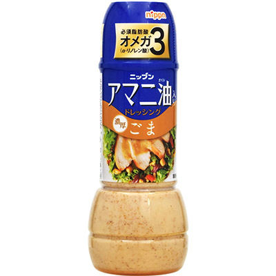 ニップン アマニ油入り ドレッシング 濃厚ごま 300ml