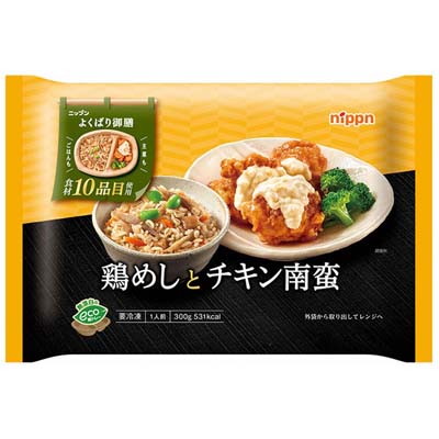 日本製粉　よくばり御膳　鶏めしとチキン南蛮