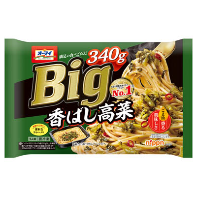 ニップン　オーマイ　Big香ばし高菜　340g