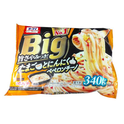 ニップン　オーマイ　Bigたまごとにんにくペペロンチーノ　340ｇ