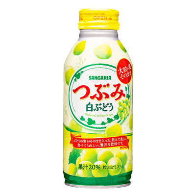 サンガリア つぶみ白ぶどう380g
