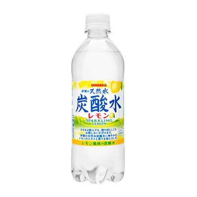 サンガリア 強炭酸水レモン500ml
