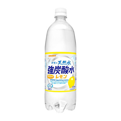 サンガリア 強炭酸水レモン1L