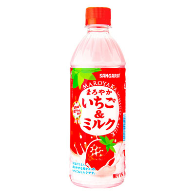 サンガリアまろやかイチゴ&ミルク500ml
