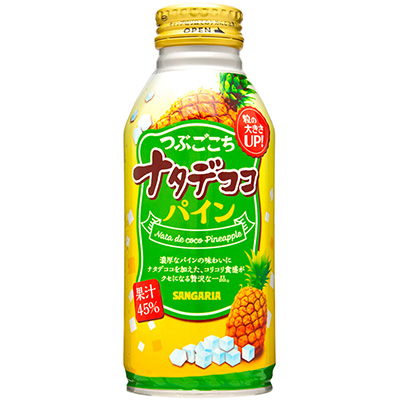 サンガリア つぶごこちナタデココパイン 380g