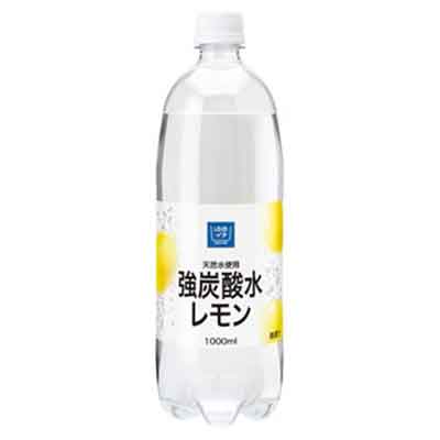 ゆめイチ　強炭酸水　レモン　1000ｍｌ