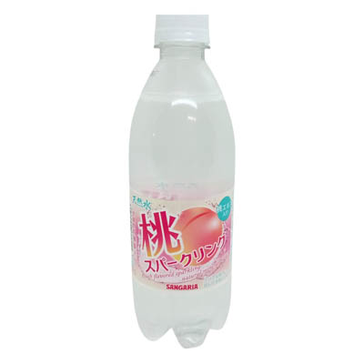 サンガリア　天然水桃スパークリング　500ｍｌ