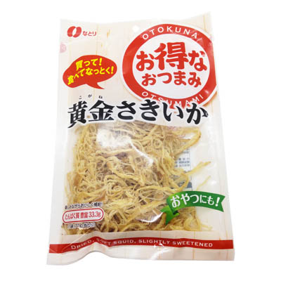 なとり お得なおつまみ 黄金さきいか 77g