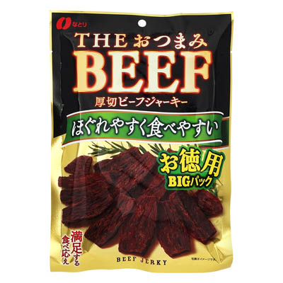 なとり おつまみ厚切りビーフジャーキーお徳用 80g