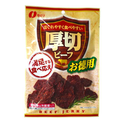 なとり　厚切ビーフお徳用　66ｇ