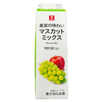 セブンザプライス 果実の味わい マスカットミックス 900ml