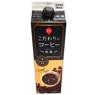 めいらく こだわりのコーヒー 無糖 1000ml
