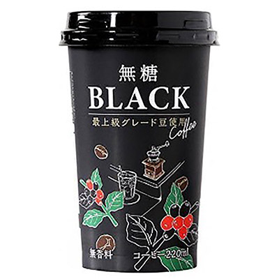 めいらく  無糖BLACK 220ml