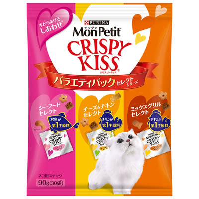 モンプチ クリスピーキッス バラエティパック セレクトシリーズ 90g