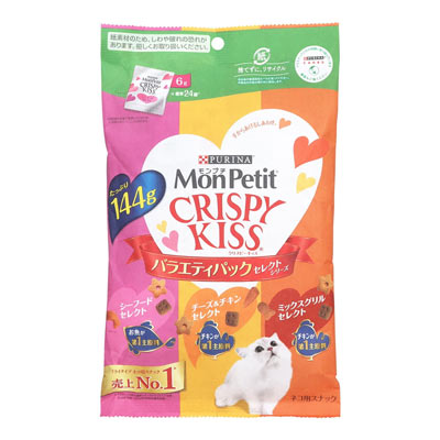 ネスレ　モンプチ　クリスピーキッス　ドライ　バラエティパック　セレクトシリーズ　１４４ｇ