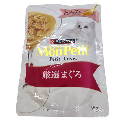 モンプチ　プチリュクスとろみ仕立て　厳選まぐろ　35ｇ