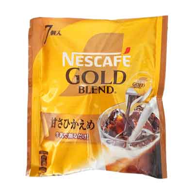 ネスレ ネスカフェ ゴールドブレンド ポーション 甘さひかえめ 7個入