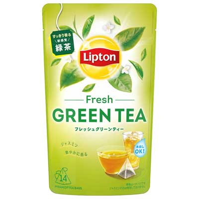 リプトン　フレッシュグリーンティー　ティーバッグ　14袋
