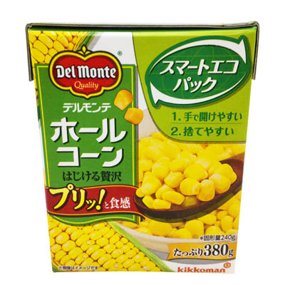 デルモンテ ホールコーンはじける贅沢 380g