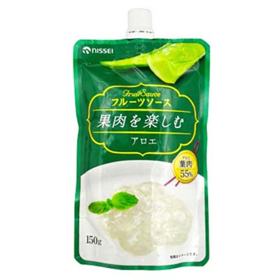 日世 果肉を楽しむフルーツソース アロエ
