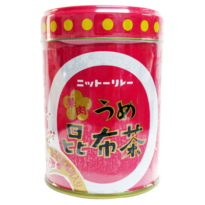 ニット－リレ－果肉うめ昆布茶６０ｇ缶