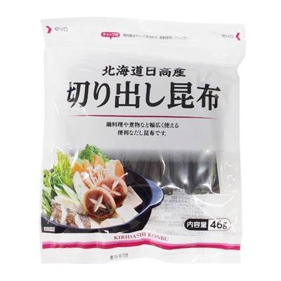 日東海藻　北海道日高産　切り出し昆布　46g