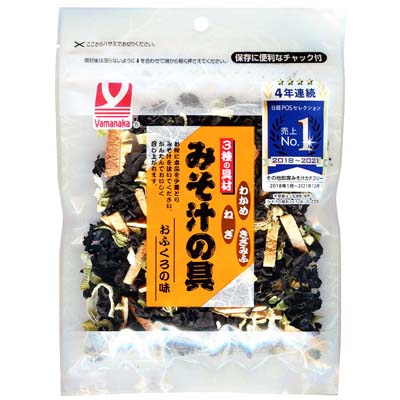 ヤマナカ　みそ汁の具　おふくろの味　35g