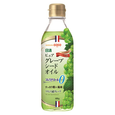 日清ピュアグレープシードオイル400g