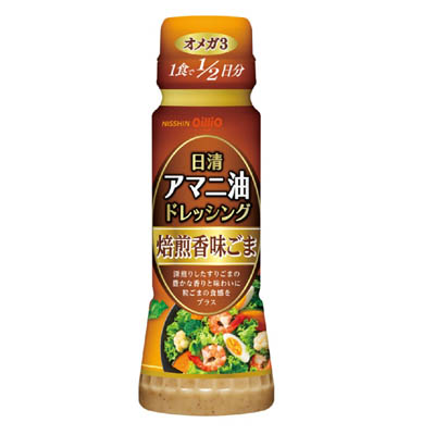 日清アマニ油ドレッシング焙煎香味ごま160ml
