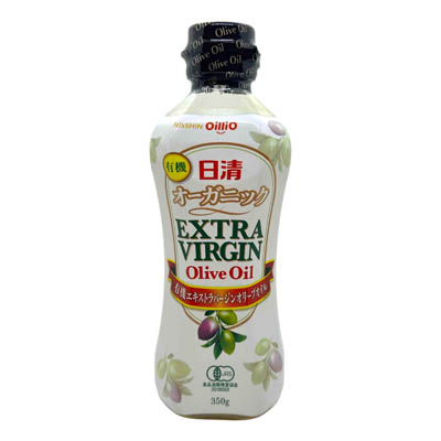 日清　オーガニックエキストラバージンオリーブオイル　３５０ｇ