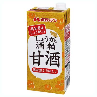 メロディアン　しょうが入り酒粕甘酒　1000ｍｌ