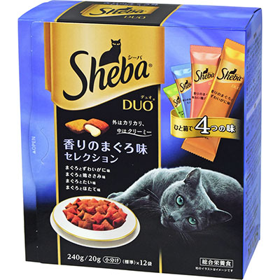 シーバデュオ 香りのまぐろ味セレクション 20g×12袋入
