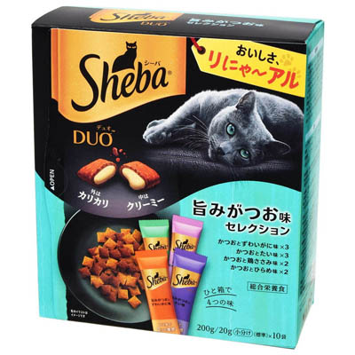 シーバ デュオ 旨みがつお味セレクション 20g×10袋