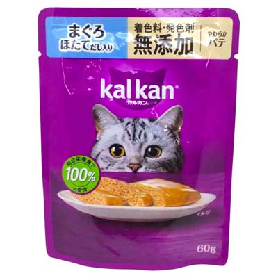 マース　カルカンパウチ　パテ　まぐろほたてだし入り無添加　60g