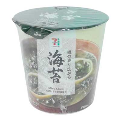 セブンプレミアム　カップみそ汁　海苔　1食