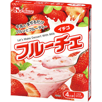 ハウスフルーチェイチゴ200g