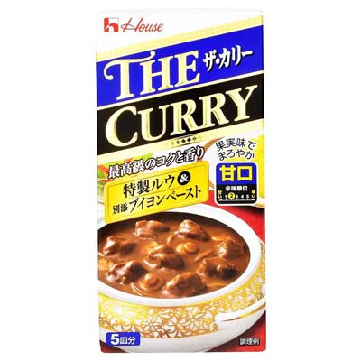 ハウス　ザ・カリ－甘口　5皿分