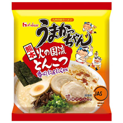 ハウス　うまかっちゃん火の国流　とんこつ香ばしにんにく風味　５個パック